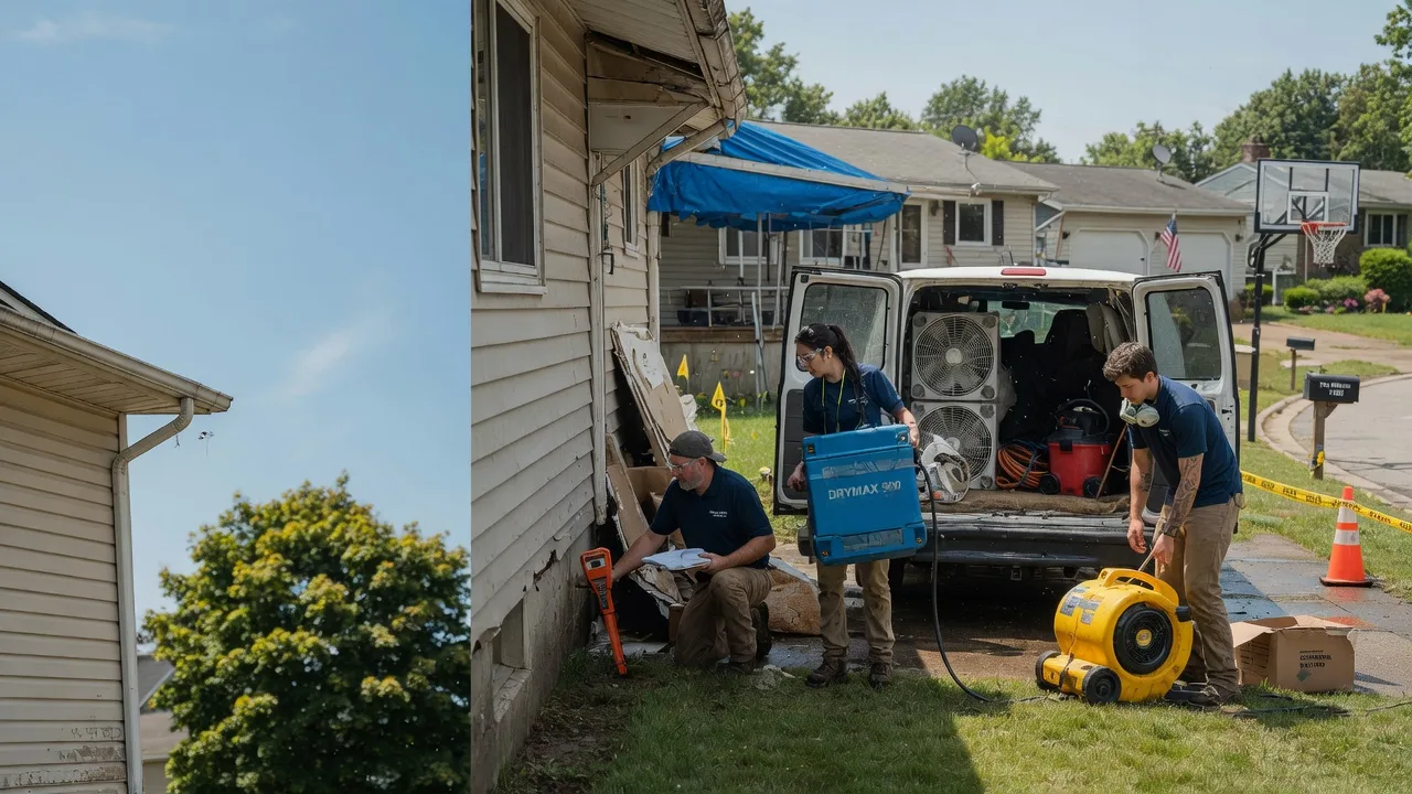 Ceiling Leak Cleanup in West Sand Lake, NY near me